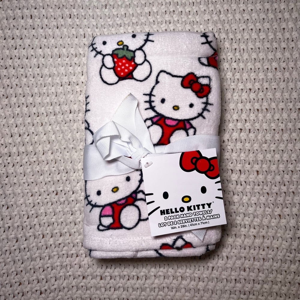 SOLD! Hello Kitty Hand Towels